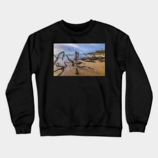 The Cattle Jetty, Observation Point, Point Nepean, Portsea, Mornington Peninsula, Victoria, Australia. Crewneck Sweatshirt